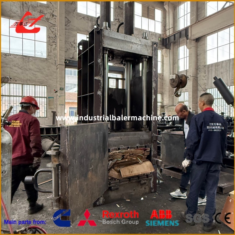 Metal Baler For Packaging Plants — 1000×1100mm Bale Size, 1250kN Force, And Automatic Operation For High-Density Bales