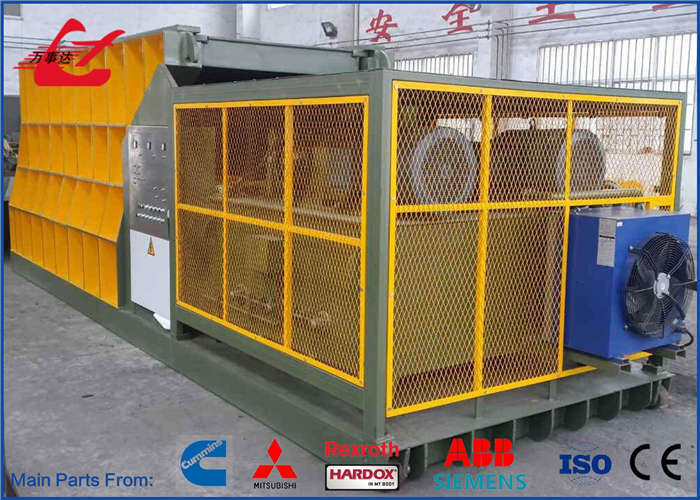 84KW Containerized Scrap Shear 4000kN High-Power Cutting System For Heavy Duty Processing