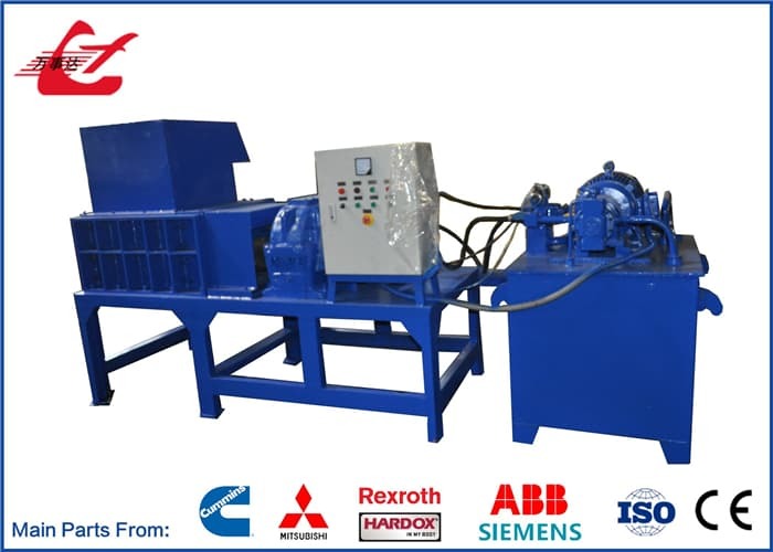 High Efficiency 7.5kW Compact Metal Shredder For Small Scrap Recycling Plants With Simple Structure