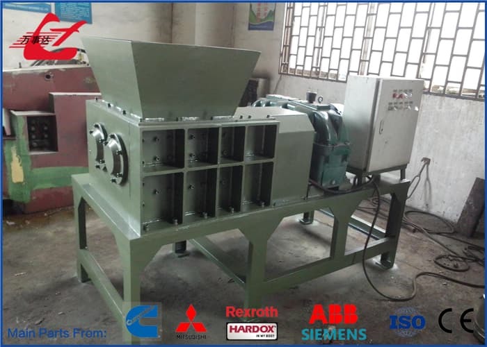 High Speed 22kW Industrial Metal Shredder 16rpm For Scrap Metal Size Reduction And Recycling