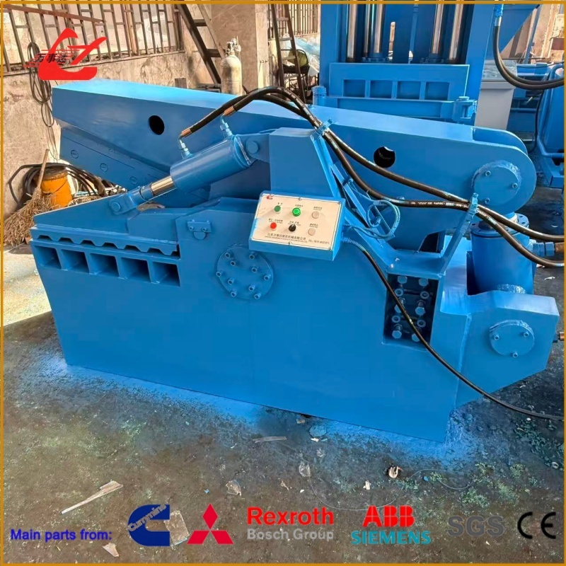 High Performance Metal Shear with 800mm Blade for Scrap Steel Cutting and Recycling