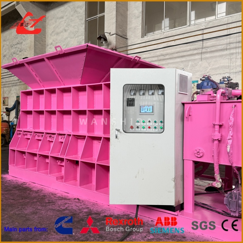 PLC-Controlled 4000KN Scrap Metal Box Shear For Automated Scrap Yards With Advanced Technology
