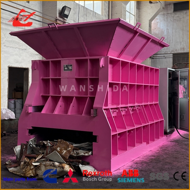 PLC-Controlled 4000KN Scrap Metal Box Shear For Automated Scrap Yards With Advanced Technology