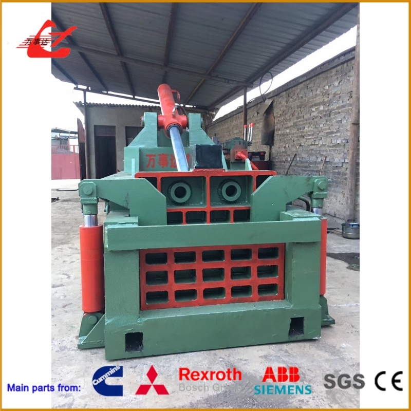Low Noise 1350kN Hydraulic Scrap Baling Machine for Steel and Copper Recycling