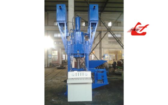 Hydraulic Metal Briquetting Press No Vibration Scrap Metal Briquetter For 150x300mm Industrial Briquettes